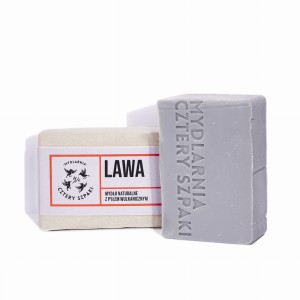 Lawa - naturalne mydło z pyłem wulkanicznym, Cztery Szpaki, 110 g