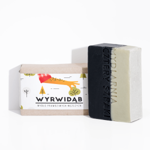 Wyrwidąb - naturalne mydło w kostce z węglem dla prawdziwych mężczyzn, Cztery Szpaki, 110 g