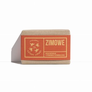Naturalne mydło zimowe – korzenno-ciasteczkowy obłęd, Cztery Szpaki,  110 g