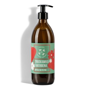 Mydło w płynie - Truskawka i werbena, Cztery Szpaki, 500 ml