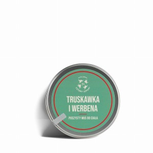 Truskawka i werbena - naturalny mus do ciała, Cztery Szpaki, 150 ml