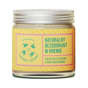 Naturalny dezodorant w kremie - Eukaliptus cytrynowy, Cztery Szpaki, 60 ml