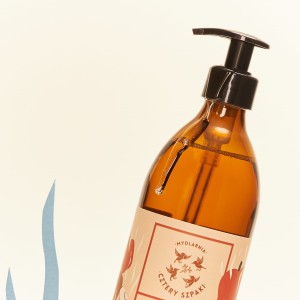 Pieczone Jabłko - naturalne mydło w płynie, Cztery Szpaki, 500 ml