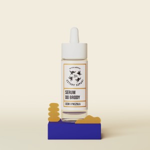 Cedr i paczula - naturalne serum do pielęgnacji brody i zarostu, Cztery Szpaki, 30 ml