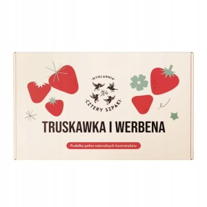 Zestaw Truskawka i Werbena - trio Cztery Szpaki 1 op. (250ml, 100ml, 150ml)