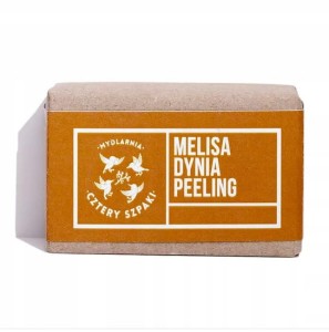 Mydło peelingujące Melisa i Dynia Cztery Szpaki 110 g