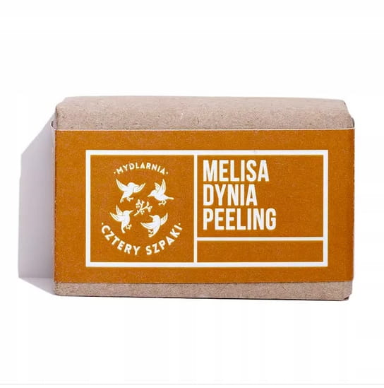 Mydło peelingujące Melisa i Dynia Cztery Szpaki 110 g