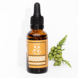 Brodomir - naturalny olejek do pielęgnacji brody i zarostu, Cztery Szpaki, 30 ml