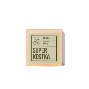 Uniwersalna Superkostka - do mycia ciała, twarzy i włosów, Cztery Szpaki, 75 g