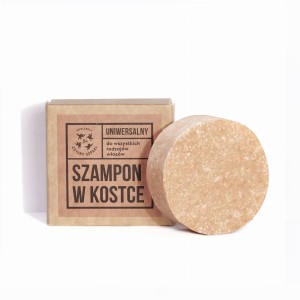 Uniwersalny naturalny szampon do włosów w kostce, Cztery Szpaki, 75 g