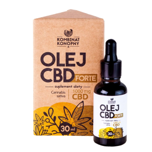 Olej CBD FORTE, 1000 mg CBD, 30 ml