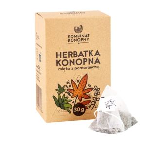 Herbatka konopna 30 g – mięta z pomarańczą