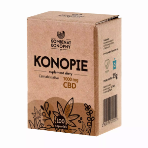 Konopie w kapsułkach 100 x 10 mg CBD
