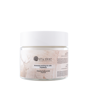 Naturalny kremowy peeling do ciała, tropikalny - 200 ml, Shy Deer