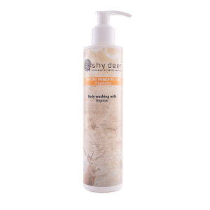 Naturalne mleczko myjące do ciała tropikalne - 200 ml, Shy Deer